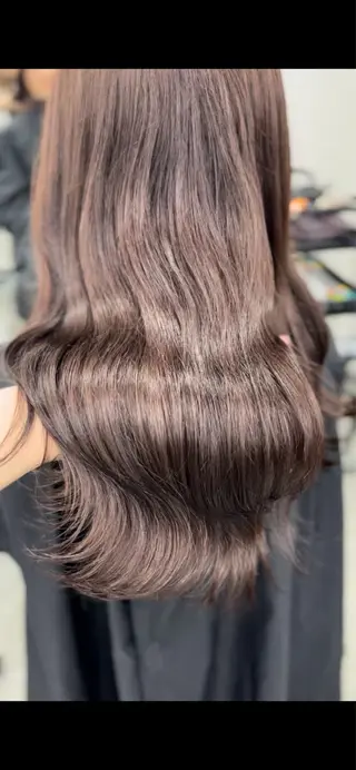 カラー ベージュ・ラベンダー カラー🎀りりのヘアスタイル