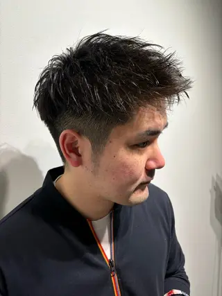 ショート メンズ 穐田 航のヘアスタイル