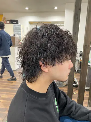 パーマ メンズ Leggu所属・木田 智大のヘアスタイル