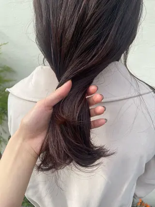 カラー atelier doux dimanche（アトリエ・ドゥー・ディマンシュ）所属・Fukamiレイヤー 透明感カラーのヘアスタイル