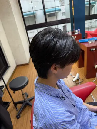 メンズ Kelly'sGreen所属・韓国式cut 岩﨑 琉空のヘアスタイル