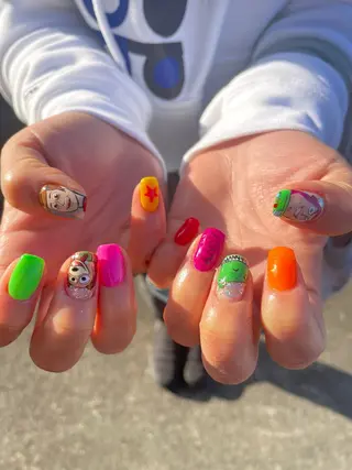 ネイル タケノ クルミのネイルデザイン