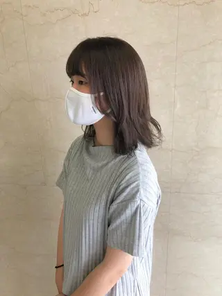 ミディアム キノシタ ナオユキのヘアスタイル