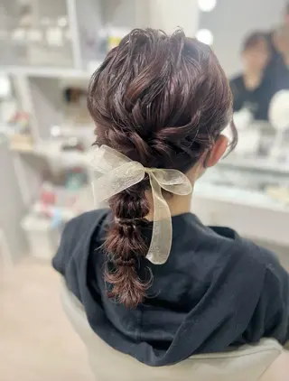 ミディアム ヘアセット/金山 佐野 妃都美のヘアスタイル