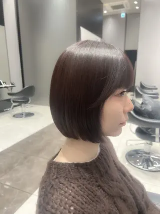 ミディアム 中村 夢咲のヘアスタイル