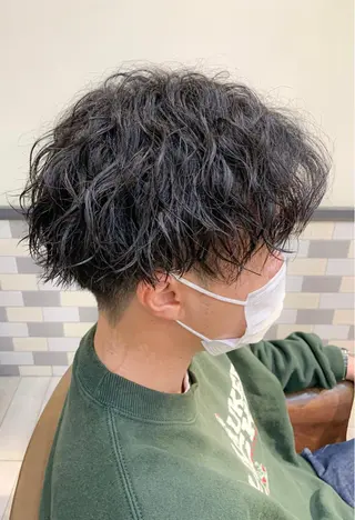 パーマ メンズ 縮毛矯正/韓国ヘア /ブリーチ/ヒロのヘアスタイル