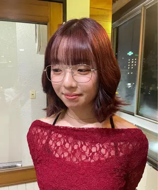 ミディアム iro+soi所属・iro+soi はるかのヘアスタイル