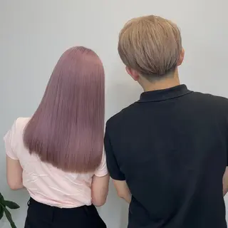 ロング カラー パーマ ヘアアレンジ メンズ キッズ ネイル マツエク・マツパ アイブロウ 髪質改善🇰🇷 レイヤーカット/梅田のヘアスタイル