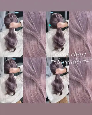 ロング カラー 💜ハイトーン💛 マジカルかいちゃんのヘアスタイル