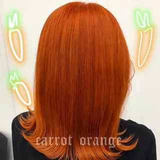 ロング カラー 𝘳𝘺𝘰𝘬𝘢 髪質改善／ブリーチのヘアスタイル