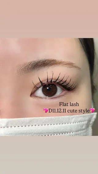 マツエク・マツパ 山本 恋乃香のヘアスタイル