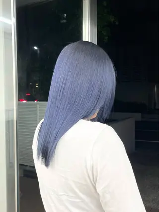 セミロング カラー 🦋韓国系指名No1 店長/圓山 祐也🦋のヘアスタイル