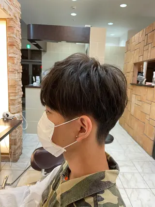 メンズ ⭐️透け感カラー /齊藤容史⭐️のヘアスタイル