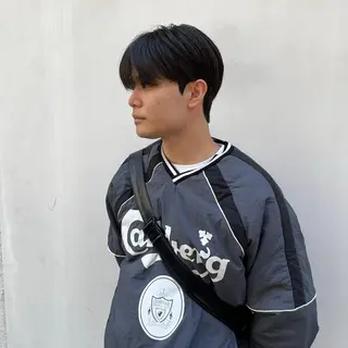 ショート パーマ GO TODAY SHAiRE SALON NU茶屋町店所属・メンズ特化 河内翔吾のヘアスタイル