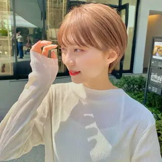 ショート ボブ/縮毛矯正/ レイヤー/塚田のヘアスタイル