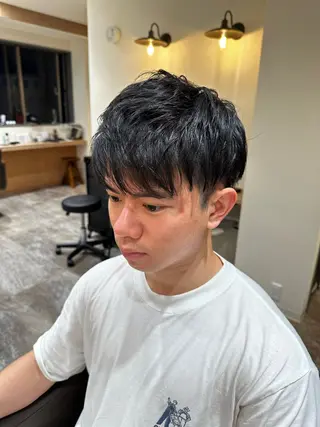 ショート パーマ メンズ メンズカット×眉毛 デザイナー⚘Nanaの眉毛・アイブロウイメージ