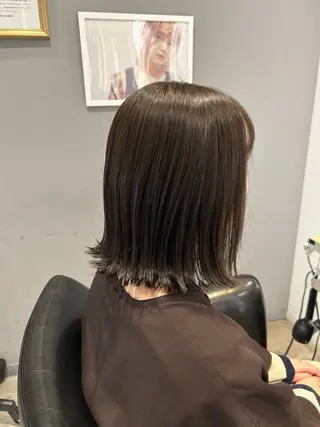 ミディアム カラー 星加 理希のヘアスタイル