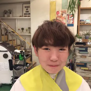 ショート パーマ Lagom なかだのヘアスタイル