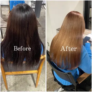 ロング カラー ムラ修正/ ハイトーン💖Riaのヘアスタイル