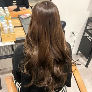 カラー kanae🫧 ｜透明感カラー｜平尾のヘアスタイル