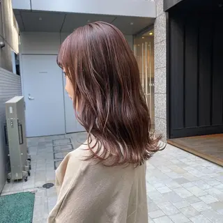 セミロング カラー ヘアアレンジ 【代表】 たき〜のヘアスタイル