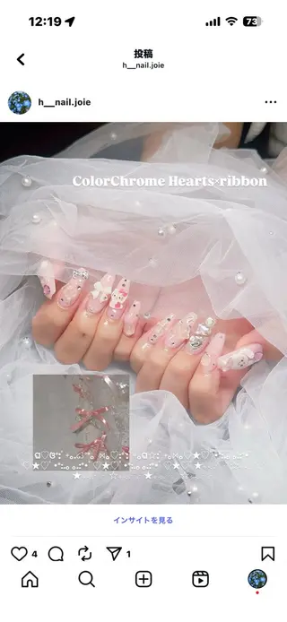 ネイル 原田joieange 心斎橋店のネイルデザイン