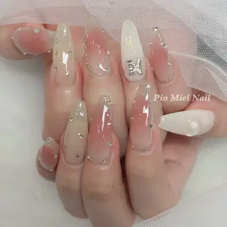 ネイル HANA 長さだしのネイルデザイン