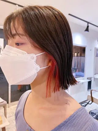 ミディアム カラー 【垢抜け大人髪】 TIARA西山のヘアスタイル