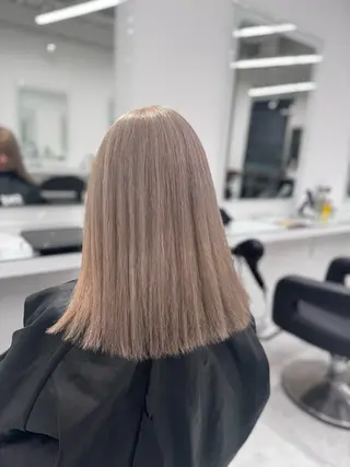 ロング カラー ヘアアレンジ 透け上品ハイトーン 職人ゆうと🤍のヘアスタイル