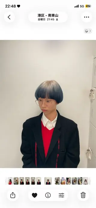 メンズ 🎨白髪染め/ マニキュア/近藤怜那のヘアスタイル