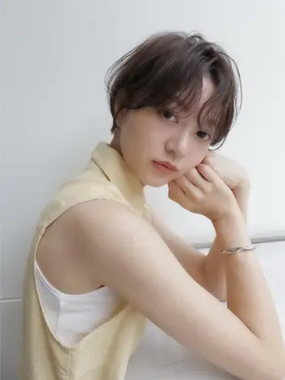 ショート ベージュカラー/ 新潟/万代/なお🎀のヘアスタイル