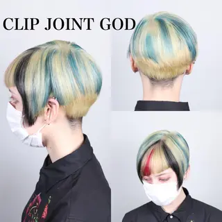 ショート カラー 秋葉 洸平のヘアスタイル