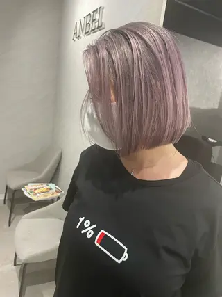 ミディアム Sherry大国町所属・髪質改善×縮毛矯正 ×艶カラーNAOのヘアスタイル