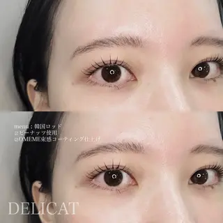 マツエク・マツパ DELICAT MIYABIのマツエク・マツパデザイン