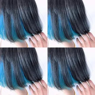 ショート カラー ヘアアレンジ AHNKISM AHNKISMのヘアスタイル