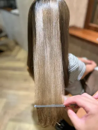 ロング Hair Salon Alba所属・宇都宮市ブリーチ/ 縮毛矯正専門Albaのヘアスタイル