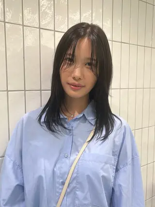 カラー ハイトーン/ネイル カナコ🫧のヘアスタイル