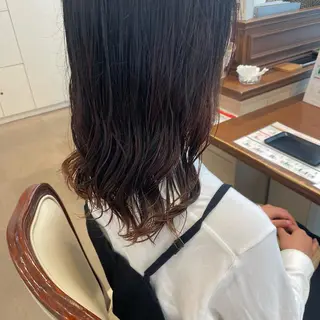 ミディアム パーマ 🍪ﾖｼｲﾊﾙﾈ🍪 ﾗﾍﾞﾝﾀﾞｰｶﾗｰのヘアスタイル