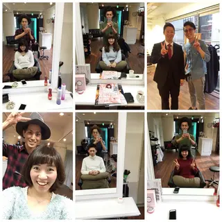 ショート ミディアム セミロング ロング カラー パーマ ヘアアレンジ メンズ キッズ 成松 勇治のヘアスタイル