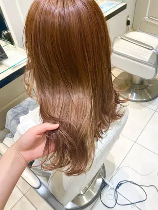 ロング 似合わせ艶髪カラー ❤️ハダユミのヘアスタイル