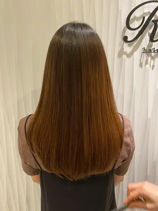 セミロング 大倉 未波のヘアスタイル