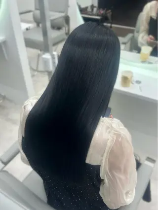 ロング カラー 武田 唯来のヘアスタイル