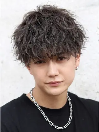 パーマ メンズ メンズサロンガウディ高槻店所属・メンズパーマ 特化こうきのヘアスタイル