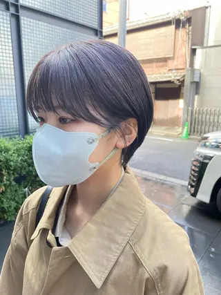 ショート カラー salowin所属・吉ヶ別符 亮祐のヘアスタイル