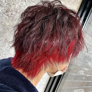 ショート カラー メンズ Kobayashi ハイライト/ショートのヘアスタイル