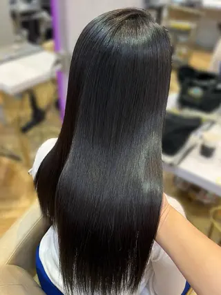 ミディアム 韓国🎀レイヤー/艶 髪/縮毛矯正/ユリナのヘアスタイル