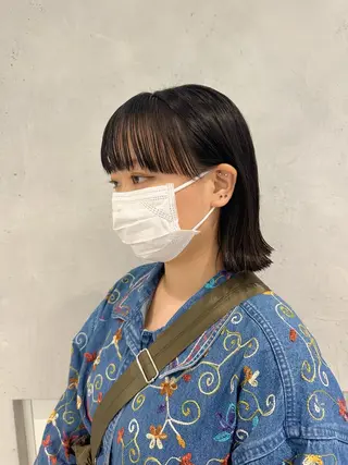 ミディアム カラー SALOWIN 名古屋所属・パーマ特化美容師 /丹羽舜太のヘアスタイル