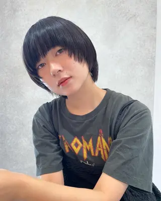 ショート 柔らかい透明感カラー 🎀maria🎀のヘアスタイル