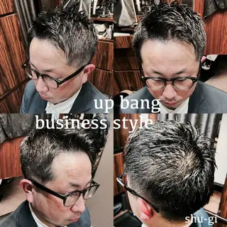 ショート ヒロ銀座 新橋銀座口店所属・メンズ専門理容師／ shugi🦔のヘアスタイル