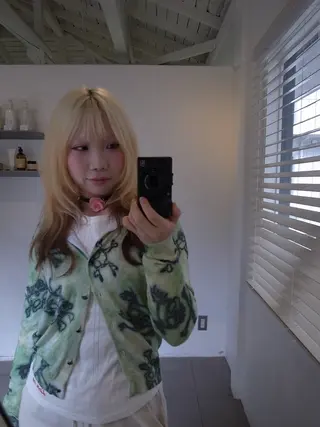 カラー Ravo所属・キラ/ハイトーン/ 福岡美容室のヘアスタイル